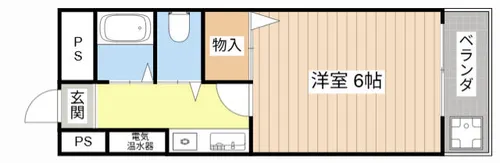 ホワイトハイツ【101号室】の間取り