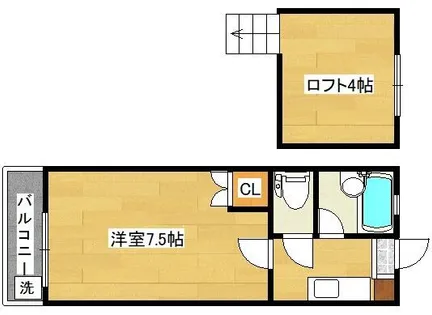 リファレンス企救丘【B203号室】の間取り