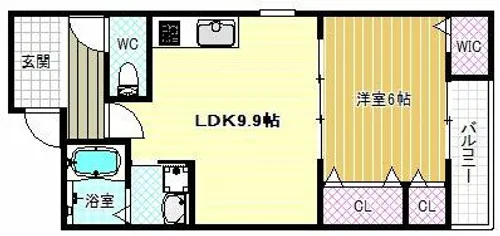 シャルマンエイトⅡ番館【3階】の間取り