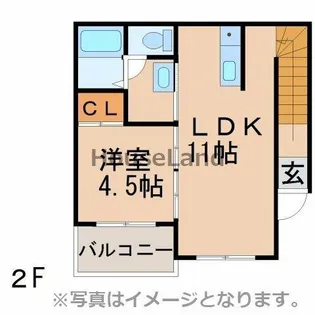 TJ平池A棟【2階】の間取り