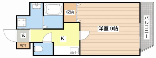 西大津ISⅡ【301号室】の間取り