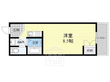 メゾン別府【3階】の間取り
