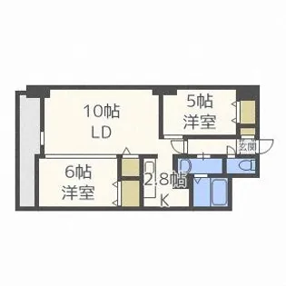 第50松井ビル【4階】の間取り