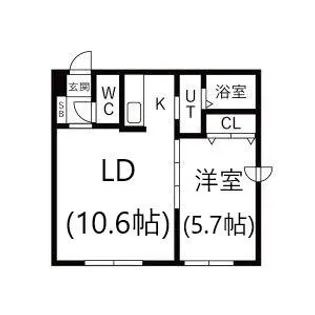 HARUSAKU行啓通【4階】の間取り