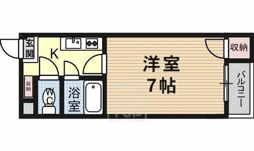 フジイマンション【2階】の間取り