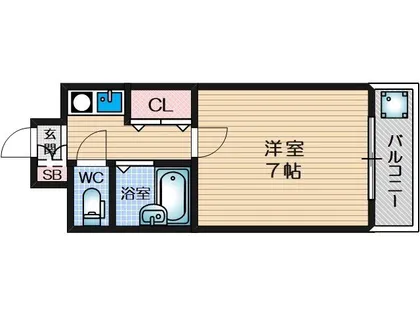 フォレステージ摂津【403号室】の間取り