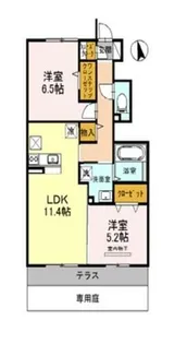 パークハイム【1階】の間取り