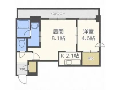 S-FORT豊平三条【5階】の間取り
