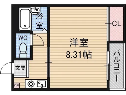 プチルミエール【1階】の間取り