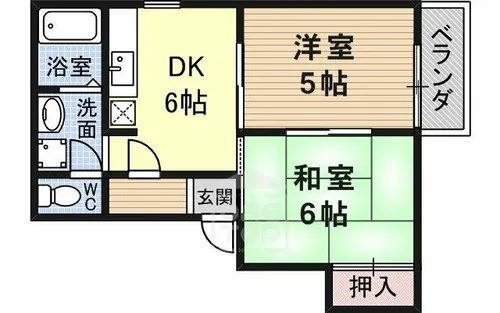 メゾンハーモニー【2階】の間取り