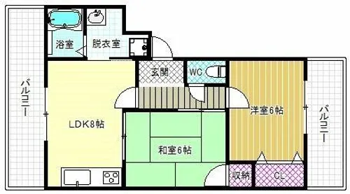 白洗舎ビル【3階】の間取り