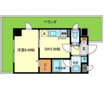 大阪府堺市北区東浅香山町1丁【マンション】の間取り