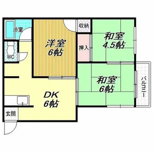 コーポアサノ【2階】の間取り
