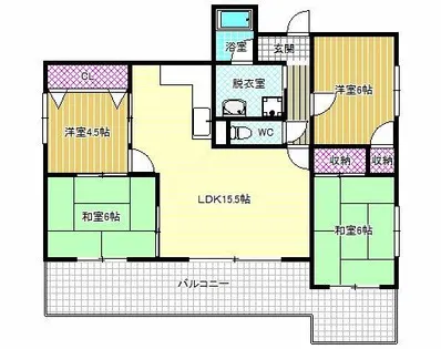 パレフラックス【7階】の間取り