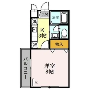 ウェルシー【2階】の間取り