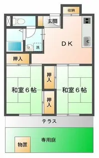 エクセル多聞【4階】の間取り