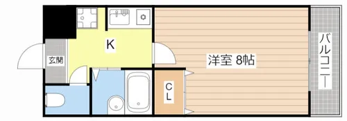 センチュリー玉川【5階】の間取り