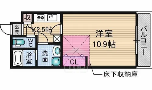 メゾン・プレジール【3階】の間取り