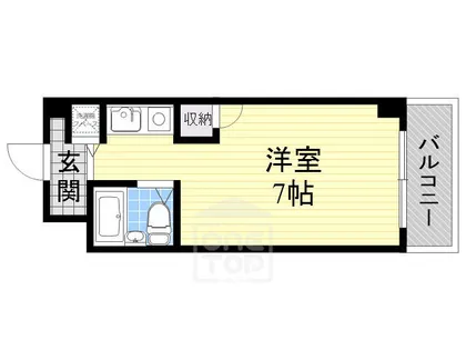 ジョイフル高槻大畑【4階】の間取り