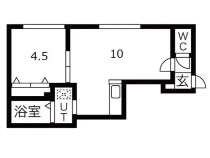 北海道札幌市手稲区手稲本町三条4丁目【アパート】の間取り