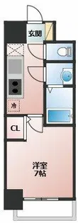 S-RESIDENCE志賀本通【21号室】の間取り