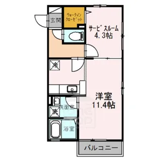 オーク太田2【3階】の間取り