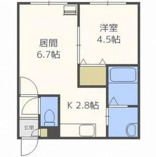 グランドヒルズ【4階】の間取り