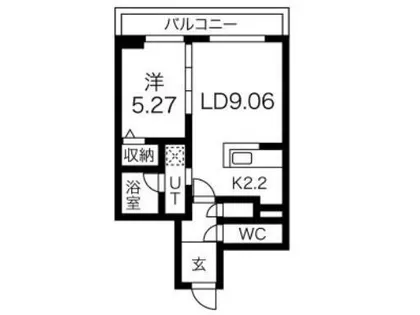 ピオネロ琴似【2階】の間取り