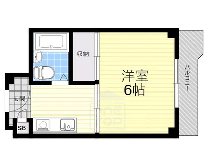 本丸ハイツ【3階】の間取り