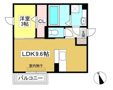 グレイスコート【2階】の間取り