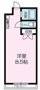 ルナTAKINO【205号室】の間取り