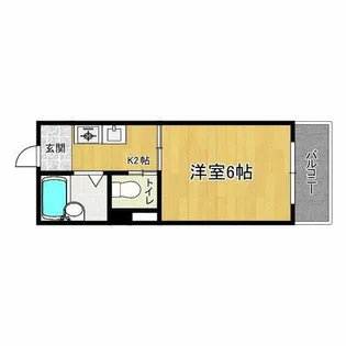 メゾン京橋【4階】の間取り