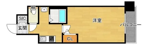 SDグランツ新大阪【8階】の間取り