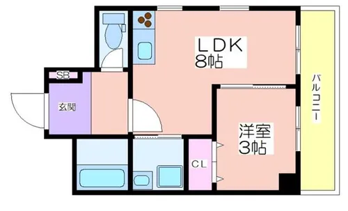 えぴなぁるふぉれすとⅢ【3階】の間取り