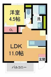 クオーレ【2階】の間取り