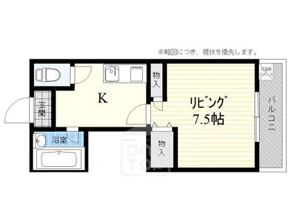 グリーンピア大蔵司1【3階】の間取り