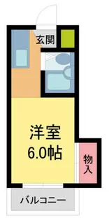 ヒルズ西台【106号室】の間取り