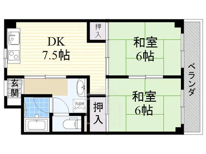 北邑ビル【5階】の間取り