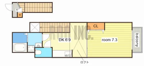 エステリオK【2階】の間取り