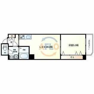 LIEN FORT【6階】の間取り