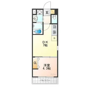 ARCA山科【5階】の間取り