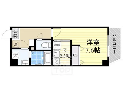 1Kの間取り画像