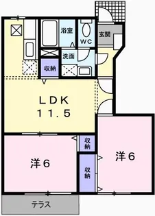 こーぽ久遠Ⅰ【1階】の間取り