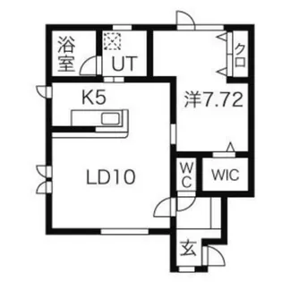 クローバーコート【1階】の間取り