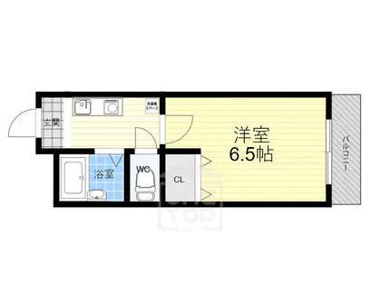末広15番館【4階】の間取り