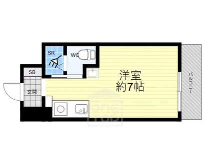 ドゥエルやま【2階】の間取り