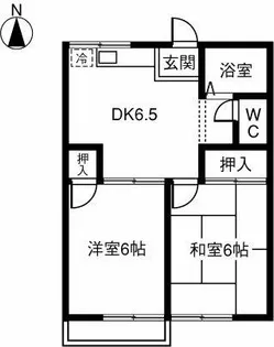 ハイツリベルテA【102号室】の間取り