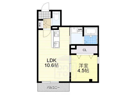GARDENIA茨木【1階】の間取り