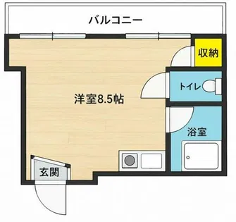 ビクトリーマンション雅【5階】の間取り