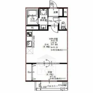 アート茨木【3階】の間取り